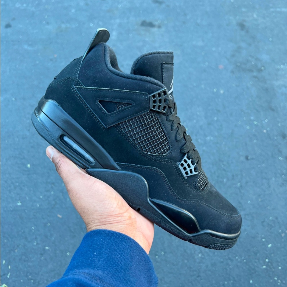 Nike Air Jordan 4 Retro Black Sneakers